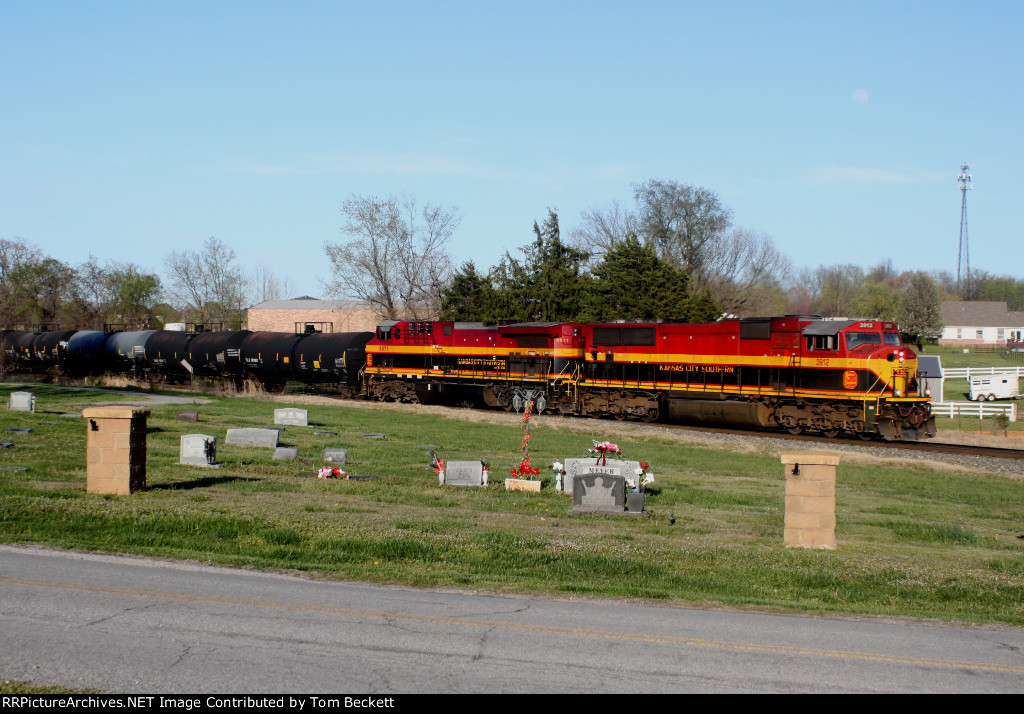 Q train at the cemetery